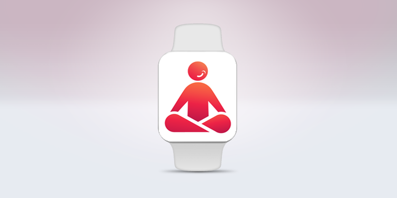 Logo di 10 per cent happier su uno smartwatch